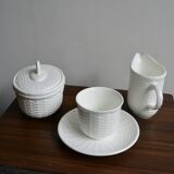 Wedgwood Nantucket Sugar Bowl, Milk Jug, Cup and Saucer