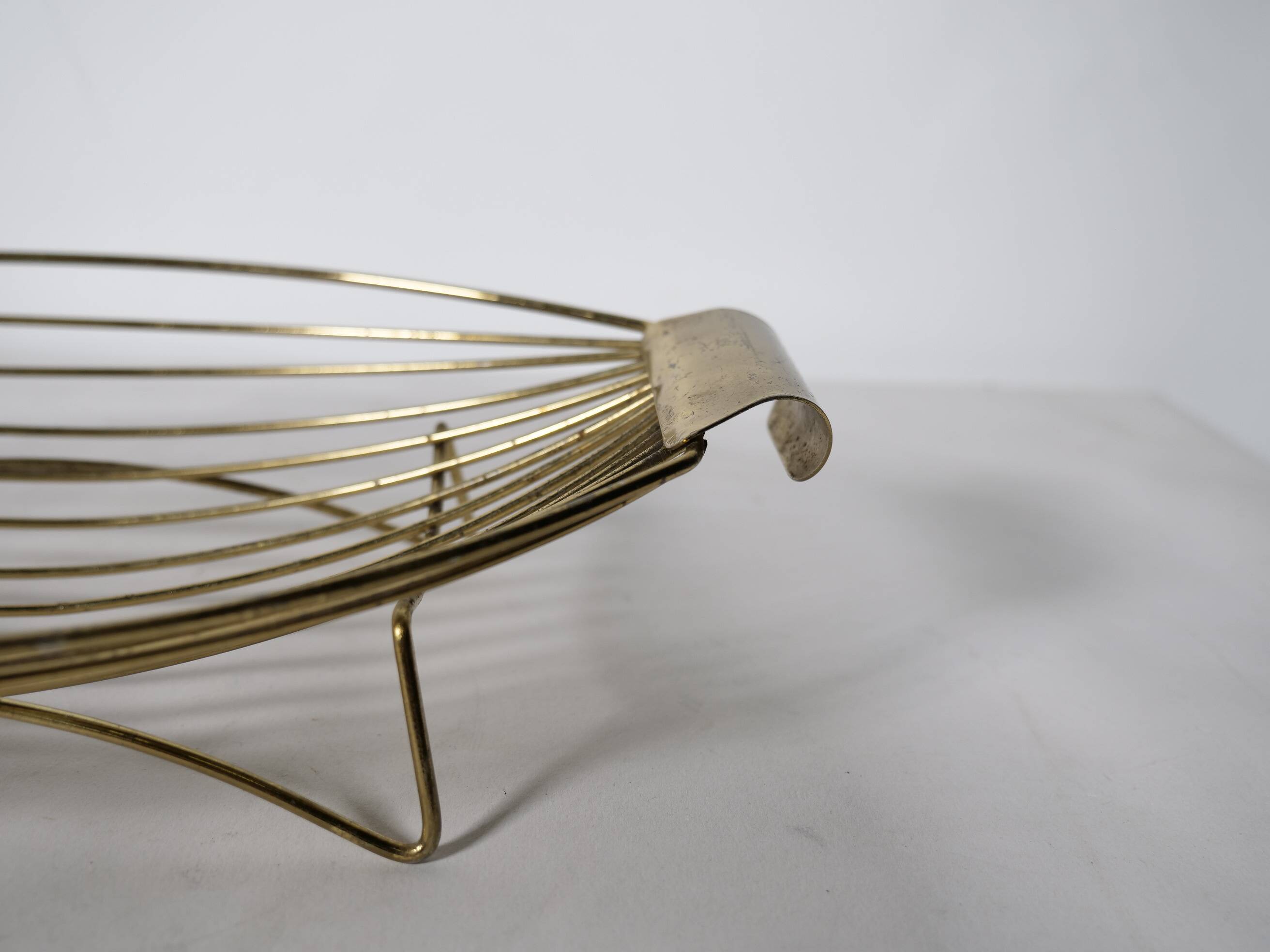 Mid-Century String Vintage Wire Basket – Fruit Bowl – 1950s/60s Design