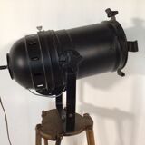 theater spot on wooden tripod