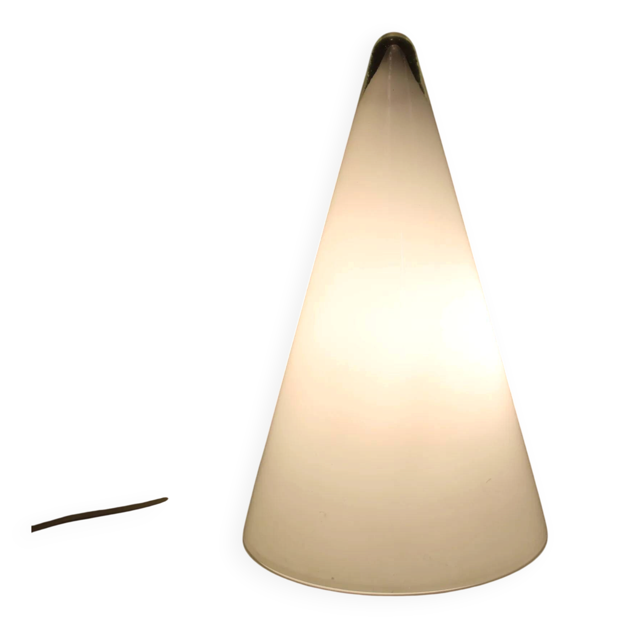 1990s glass "TeePee" lamp by SCE, France