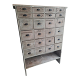 Old workshop furniture with drawers