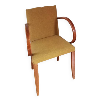 Bridge armchair with mustache back