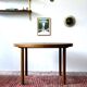 Expandable oak table, denmark 1960s/1970s, vintage, mid-c modern