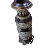 A Chinese famille rose porcelain vase called 'from Nanking' 19th century 55cm