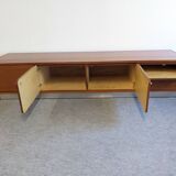 Low Space Age teak sideboard from the 60s/70s