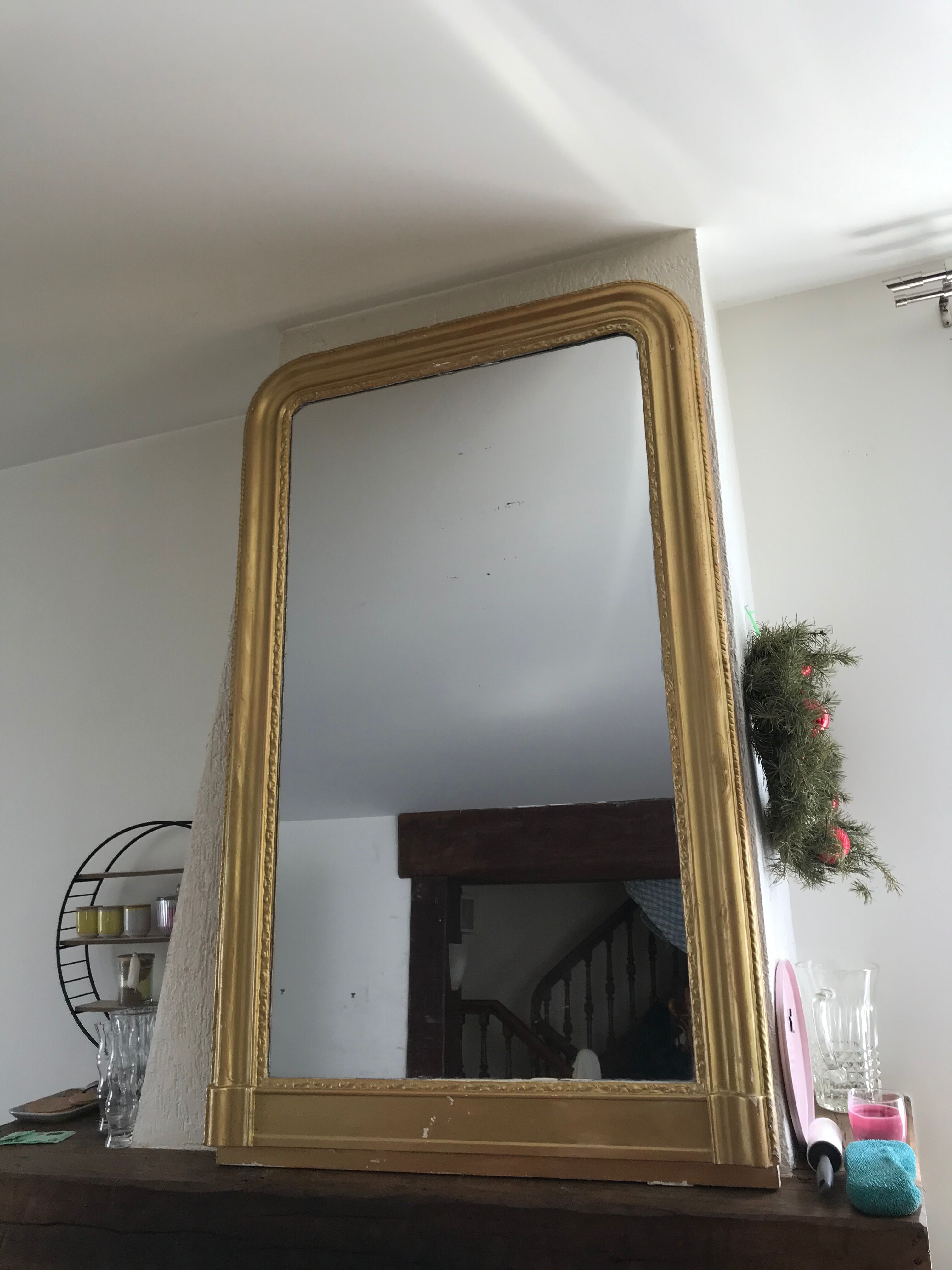 Old mirror 130x85cm