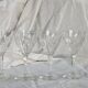 4 Verres à eau anciens - cristal Val Saint Lambert modèle Nestor taille Ham