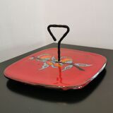 Poet Laval earthenware platter by Didier