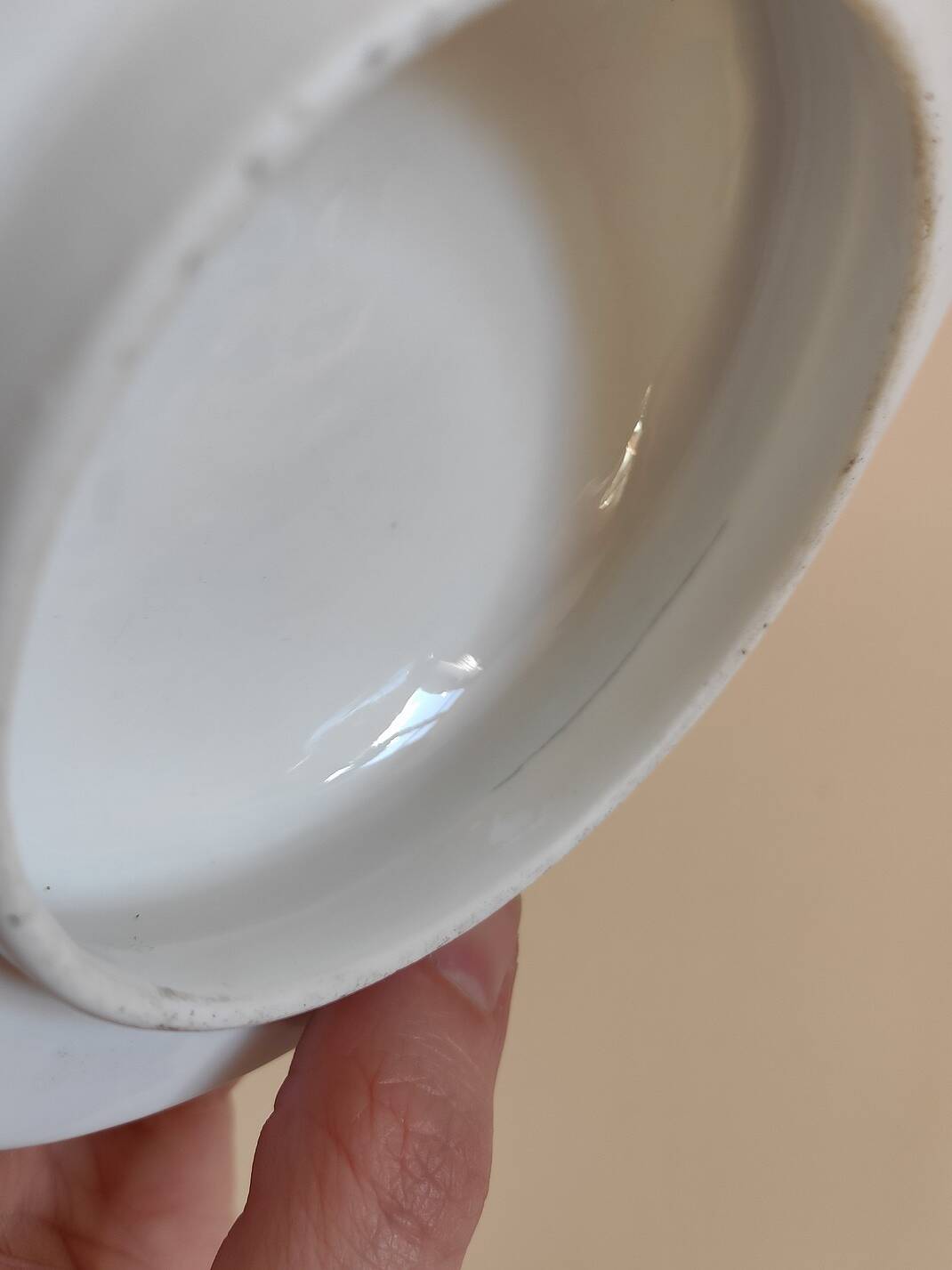 Large porcelain candy dish
