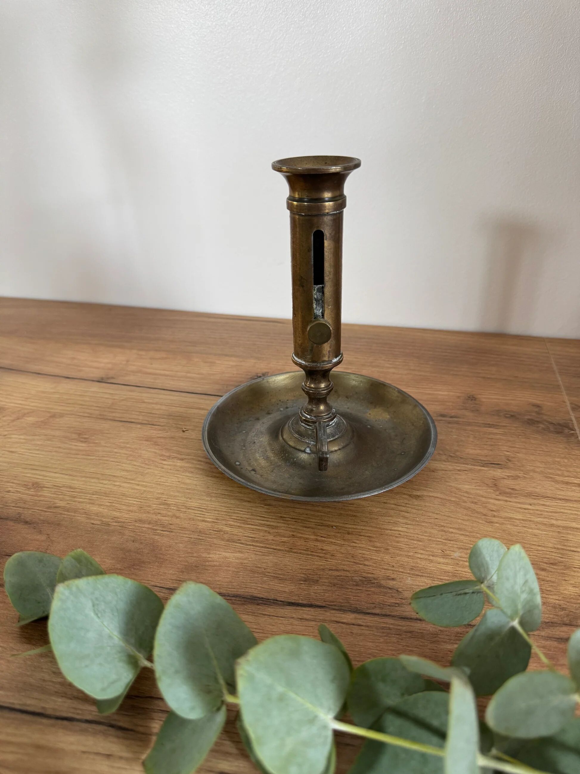 Vintage brass candlestick