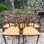 English mahogany living room furniture circa 1900