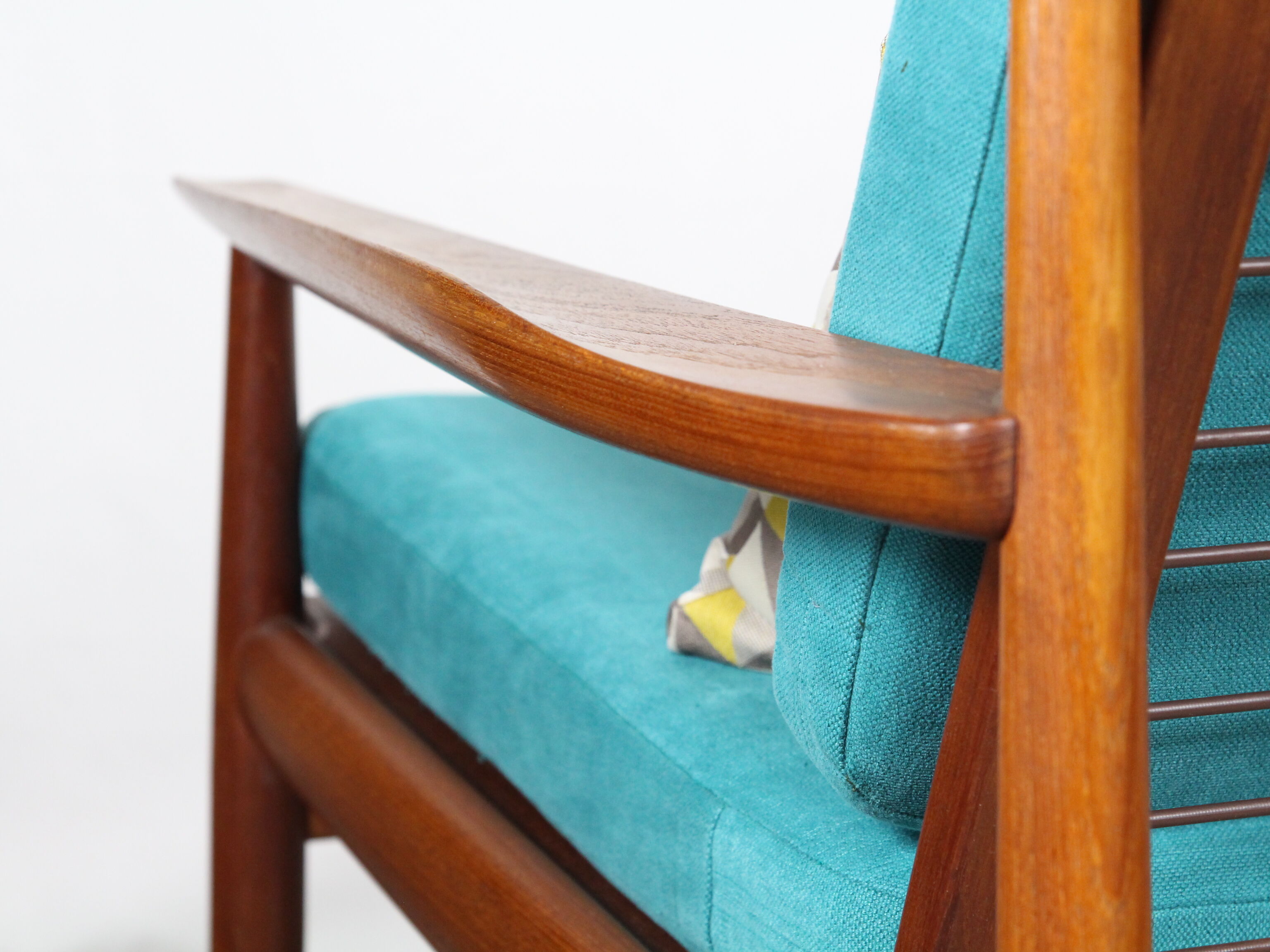 Scandinavian teak armchair by Arne Vodder for Gløstrup Mobelfabrik