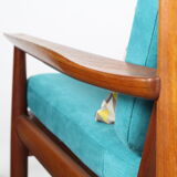 Scandinavian teak armchair by Arne Vodder for Gløstrup Mobelfabrik