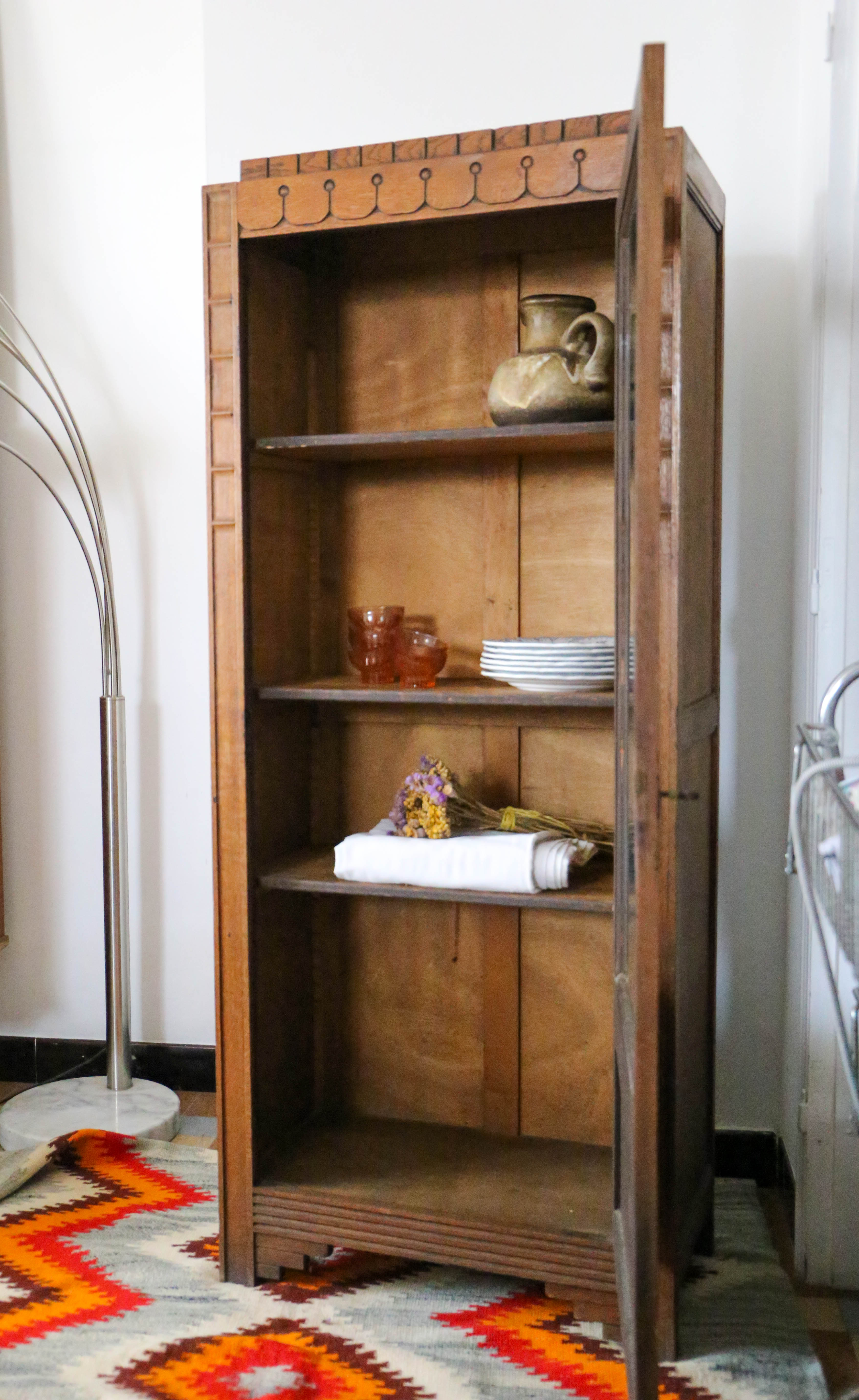 Glazed art deco cabinet