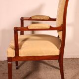 Mahogany Empire Style Armchair