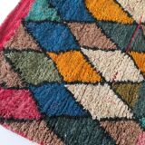 Moroccan Berber carpet Boujaad with colorful diamonds 250x152cm