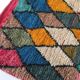 Tapis berbère marocain Boujaad à losanges colorés 250x152cm