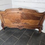Louis XV style headboard in walnut