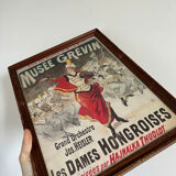 Framed vintage orchestra poster