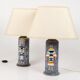 Unique lamps by Marian Zawadski Tilgmans Sweden 1965 signed