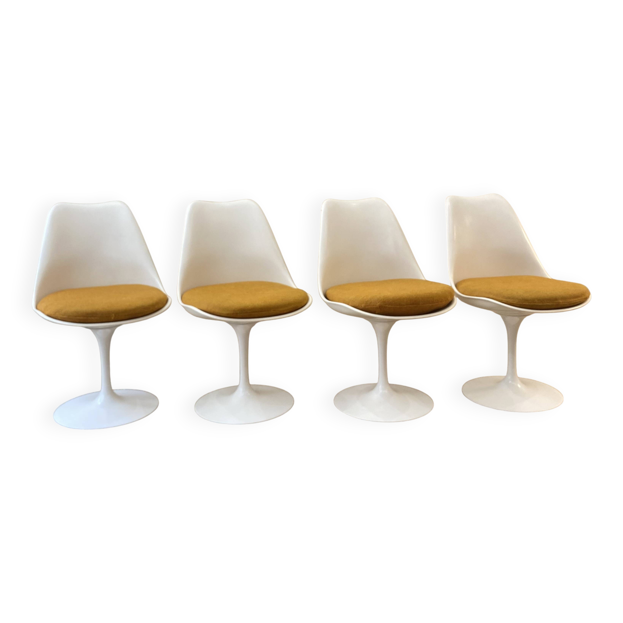 4 Chaises Tulipes Knolll - Eero Saarinen - Vintage