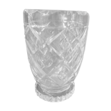 St Louis crystal vase signed