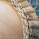 Rattan mirror D 45cm
