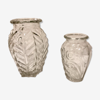 Paire de vases à Jacinthe