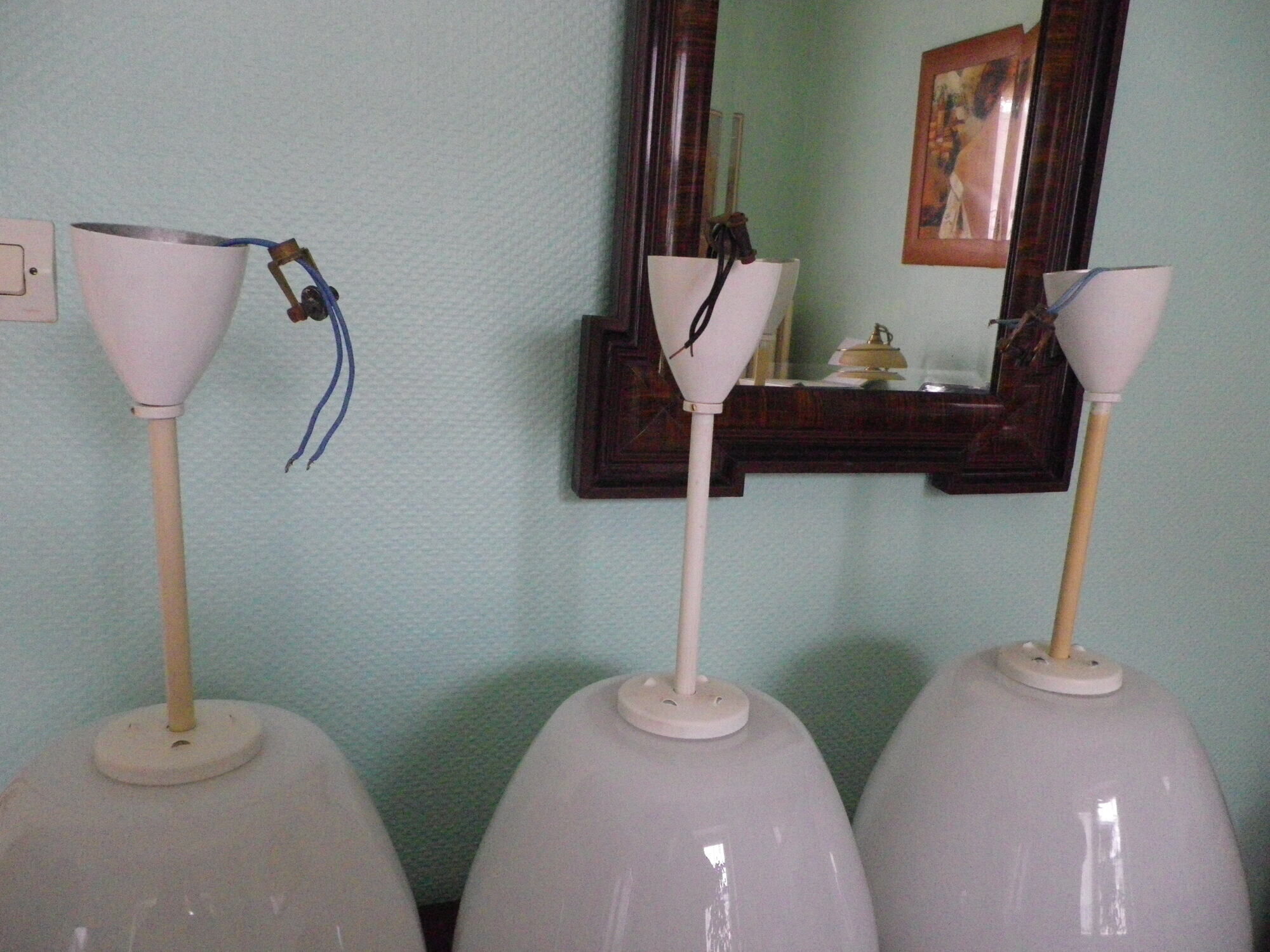 3 hanging lamps 1970