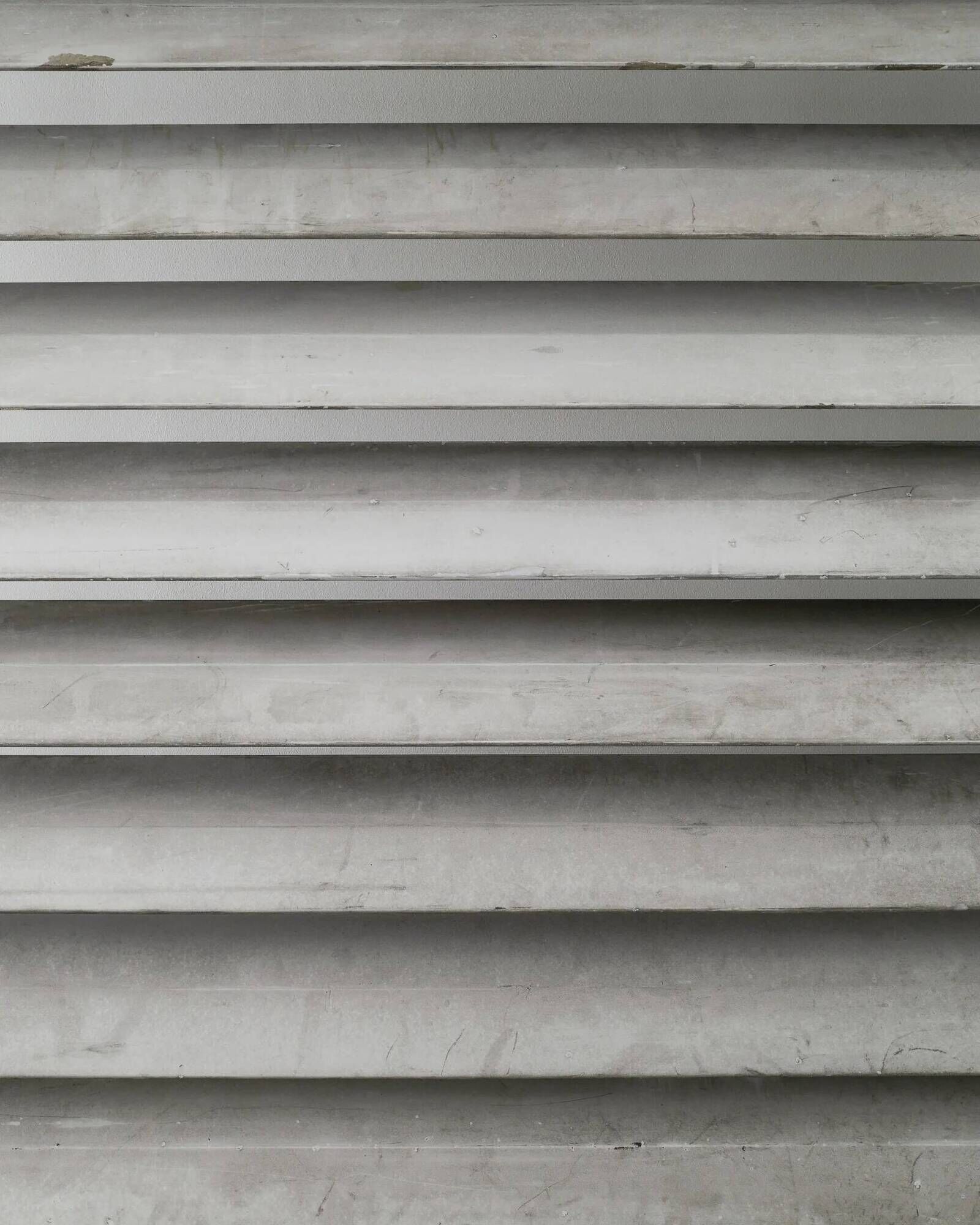 Large jean prouvè alumunium "brise de soleil" panel, 1950s