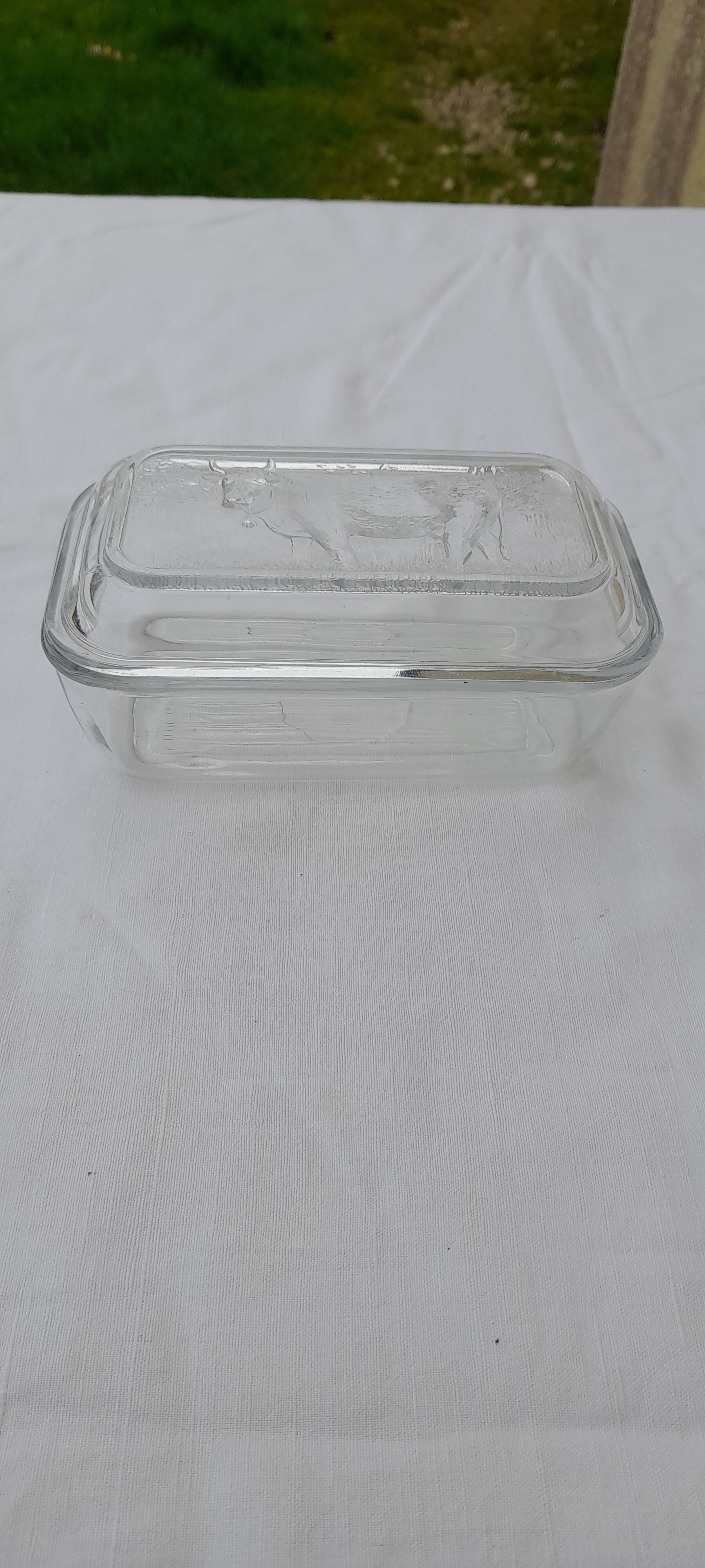 Duralex pyrex butter dish