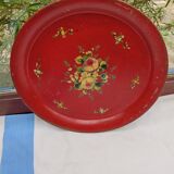 Painted iron tray
