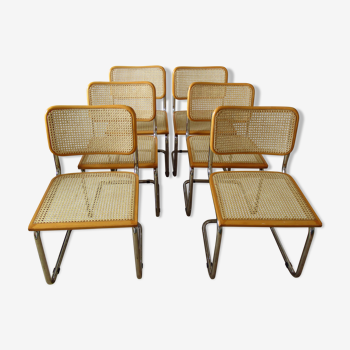 6 chairs by Marcel Breuer