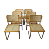 6 chairs by Marcel Breuer