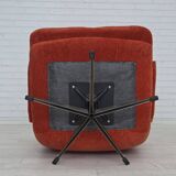1970s, Swedish swivel armchair by Ulferts Sweden, furniture velour.