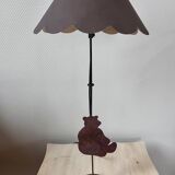 Lampe en fer forgé Ours 1990