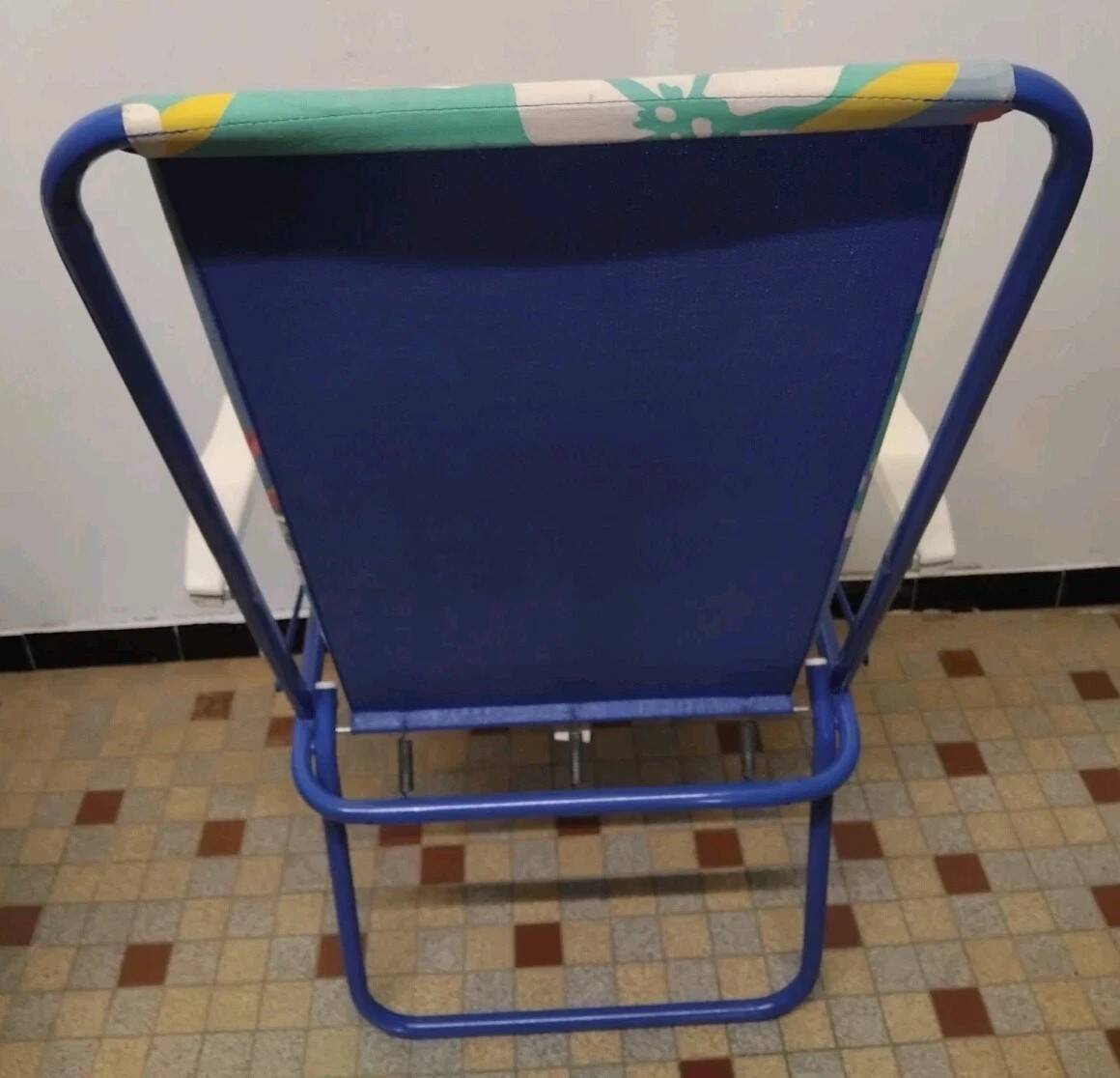 Pair of Vintage Lafuma Folding Camping Chairs