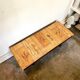 Roger Capron coffee table in glazed ceramic and dark wood 1950s'