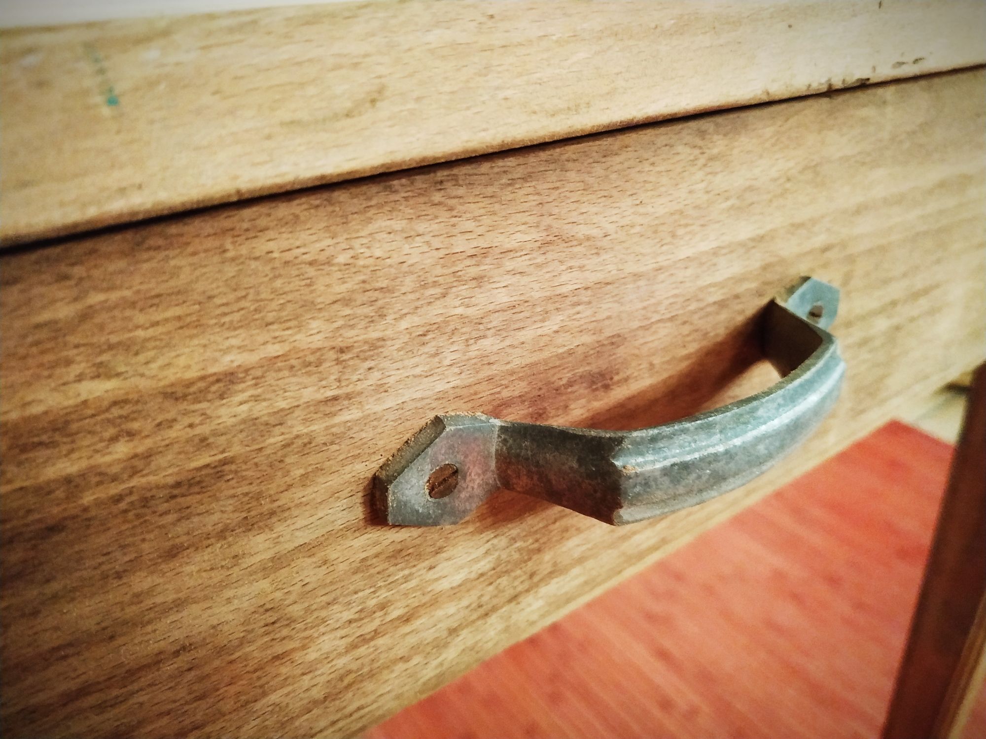 Old wooden table 83 cm