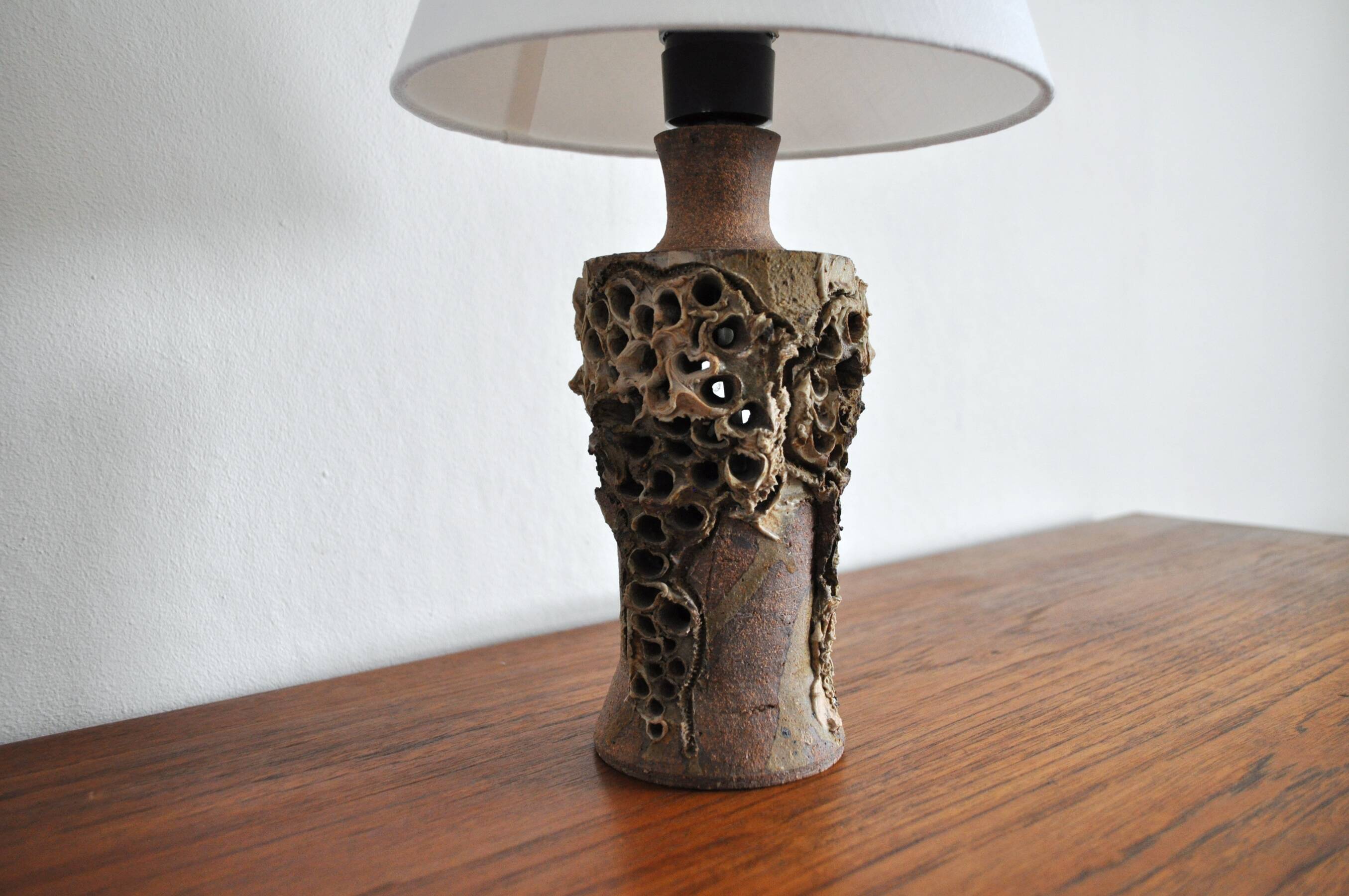 Unique Bodil Marie Nielsen Danish Modern Ceramic Table Lamp, 1960s