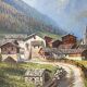 Huile sur toile signée e.janin