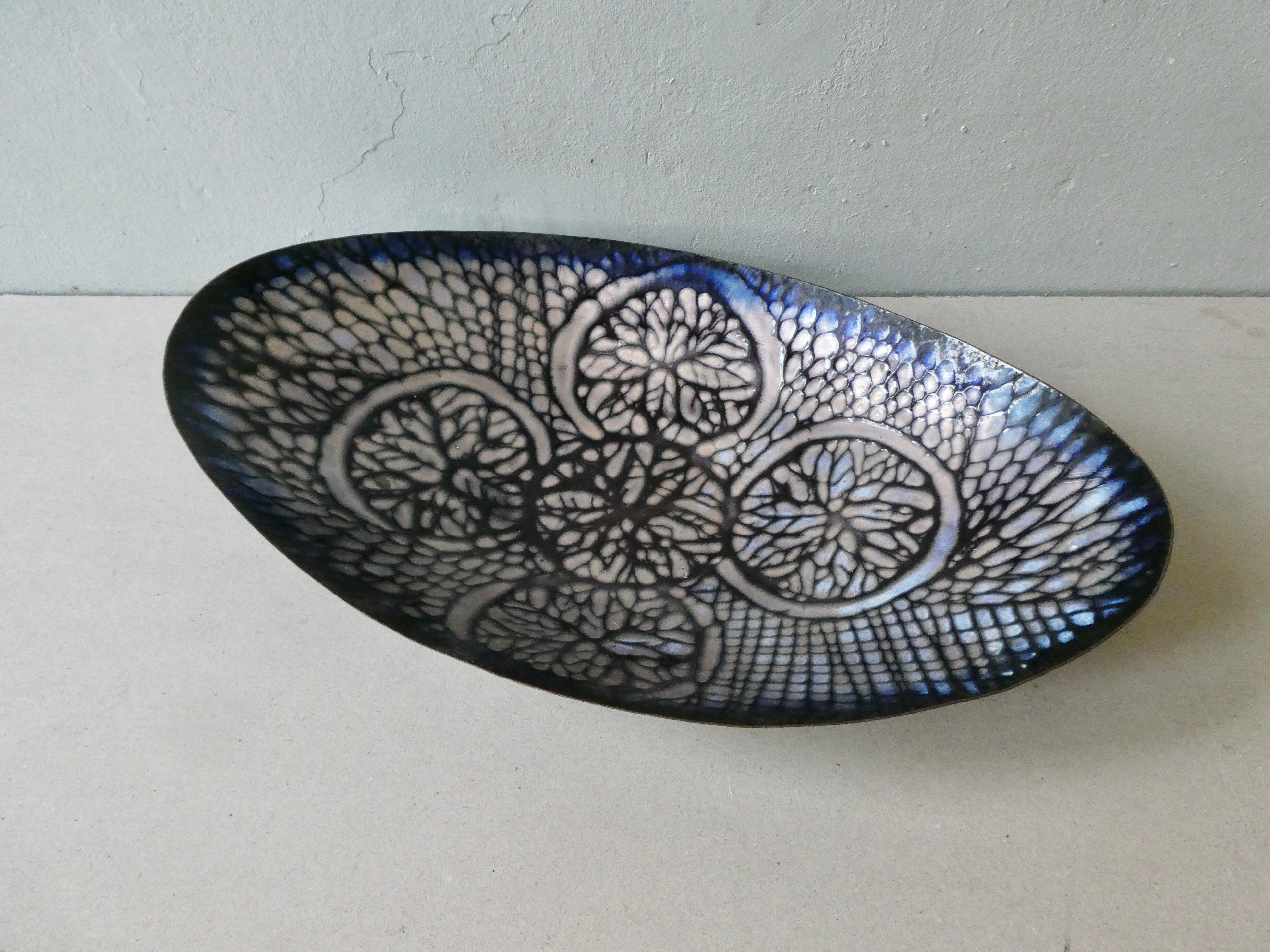 Enamelled copper cup Laurana Rame d'Arte, 60s