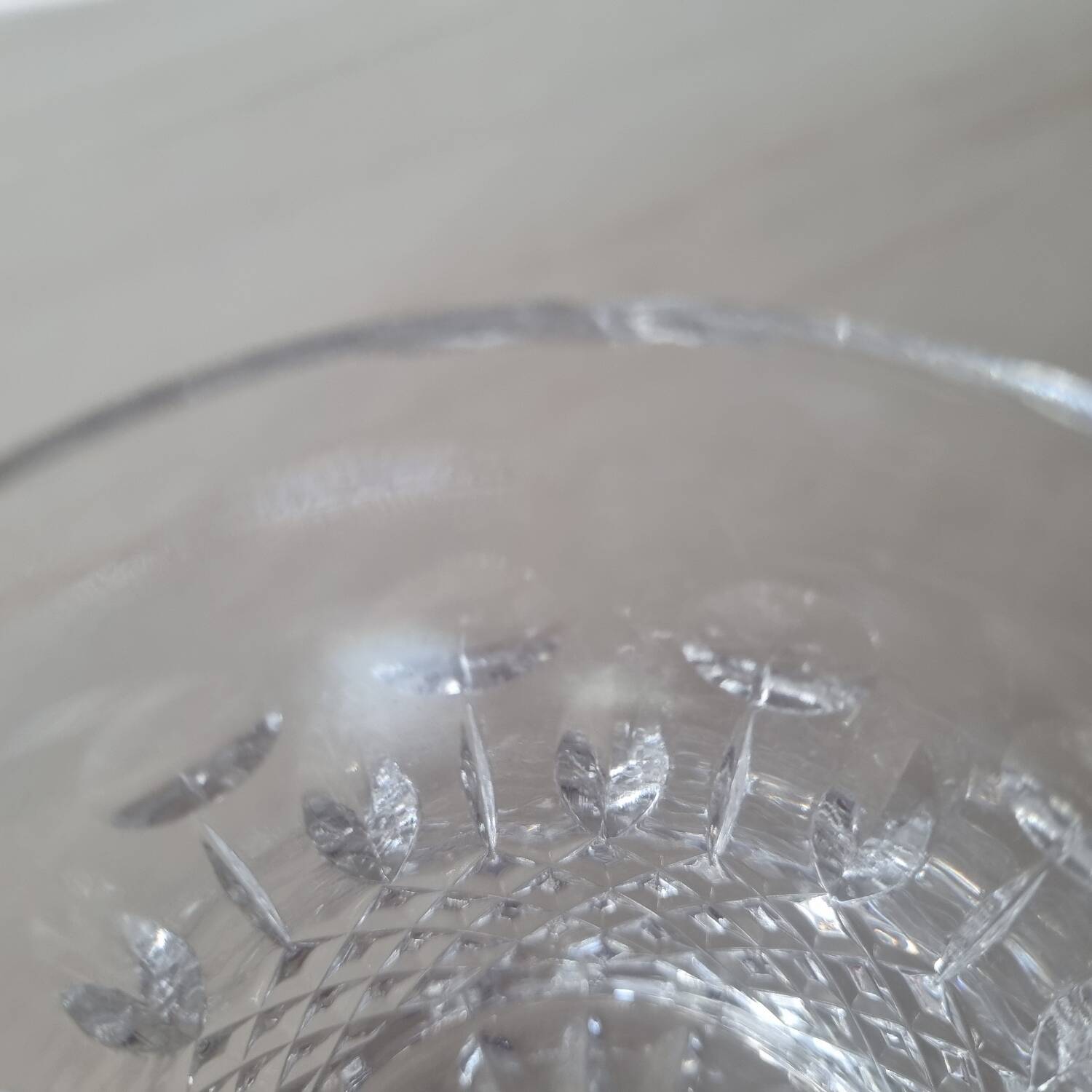 3 high-quality crystal whisky glasses