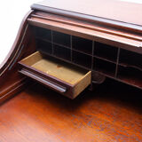 Antique roller blind writing desk 1930s, United Kingdom