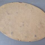 Oval top in mother-of-pearl and brass