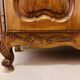 Magnificent two-body sideboard in carved walnut, Louis XV style.