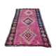 Tapis Herki kurde vintage, 142 x 80 cm