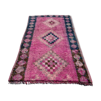 Tapis Herki kurde vintage, 142 x 80 cm