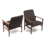 Pair of vintage armchair designed by Cor Bontenbal for Fristho in the 60s