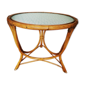 Rattan coffee table